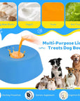 Anti-Choking Slow Feeder Dog Bowl Non-Slip 3/4 Cup - Lick Toy for Liquid Treats Bone Broth Yogurt