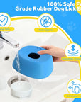 Anti-Choking Slow Feeder Dog Bowl Non-Slip 3/4 Cup - Lick Toy for Liquid Treats Bone Broth Yogurt
